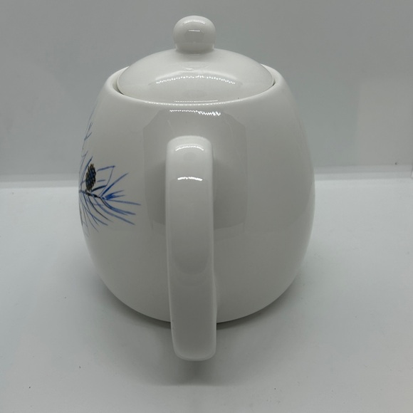 Designpac, Inc. Ceramic Blue Floral Tea Pot with Lid Melrose Park, Illinois - Picture 2 of 11